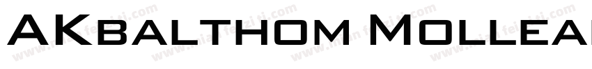 AKbalthom Molleak 2字体转换